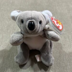 Ty Beanie Baby 1996 Mel Gray Koala Stuffed Animal Plush